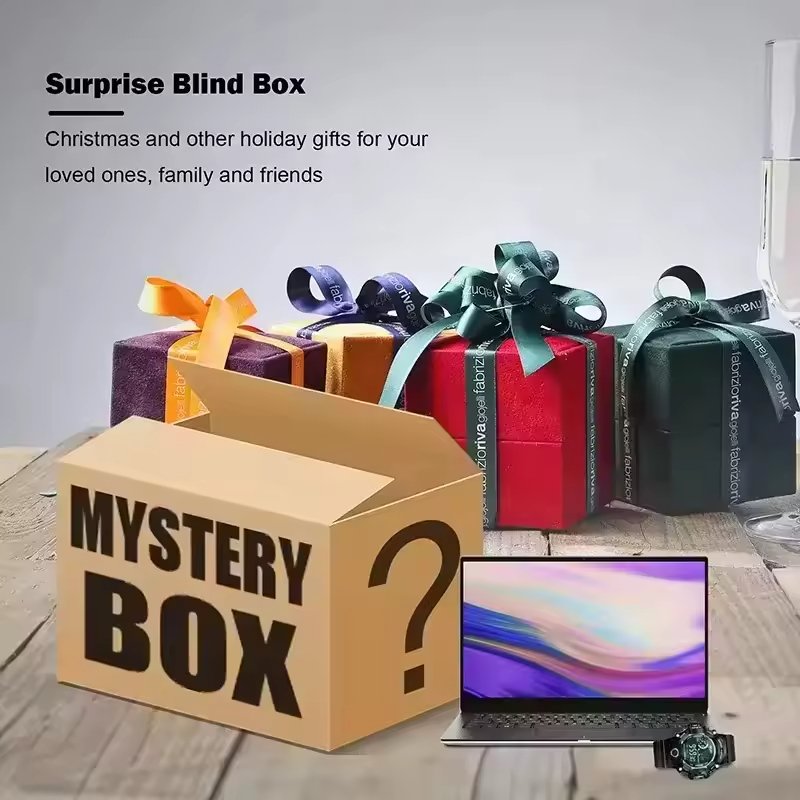 Electronics 3C Lucky Mystery Box Blind Box 100% Surprise High Quality Mistery New Christmas Gift Novelty Random Item Mystery Box